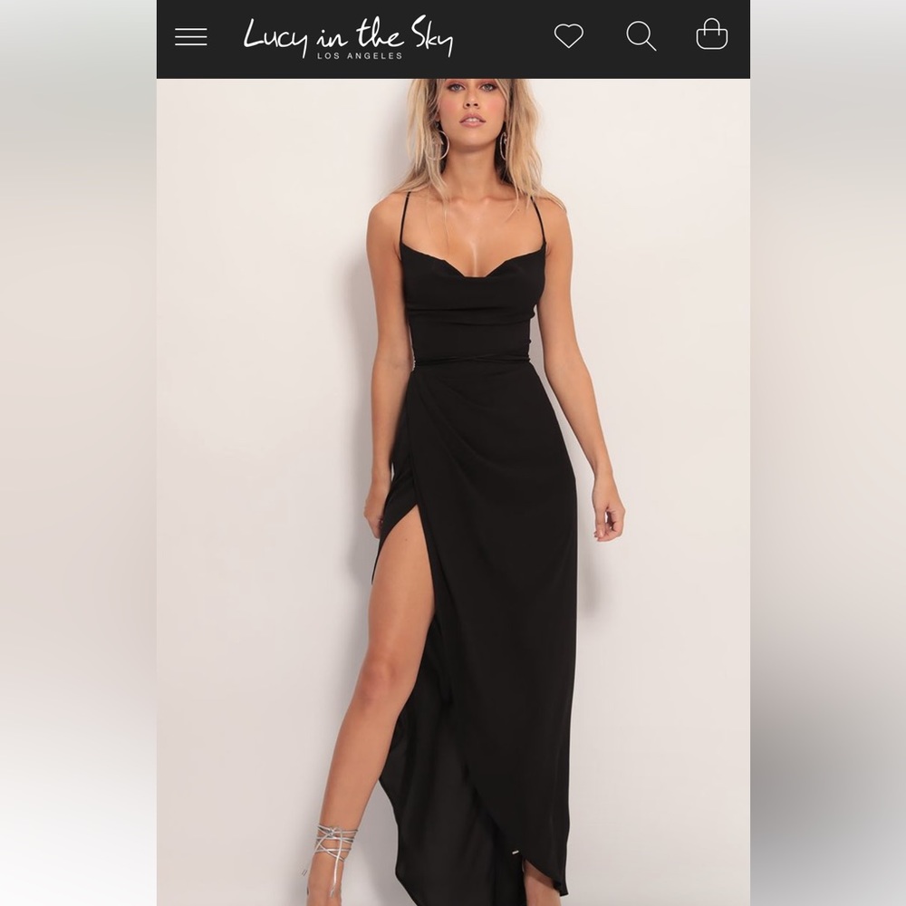 Lucy In the Sky Chiffon Luxe Maxi Dress